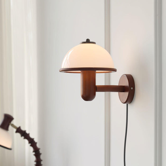 Mushroom Wood Wall Lamp Vakkerlight