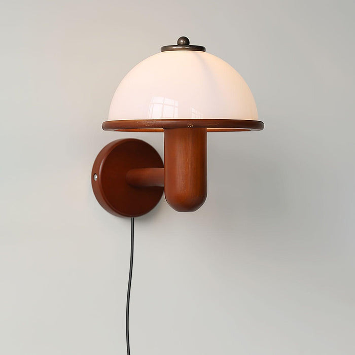 Mushroom Wood Wall Lamp Vakkerlight