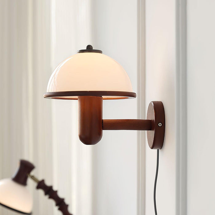 Mushroom Wood Wall Lamp Vakkerlight
