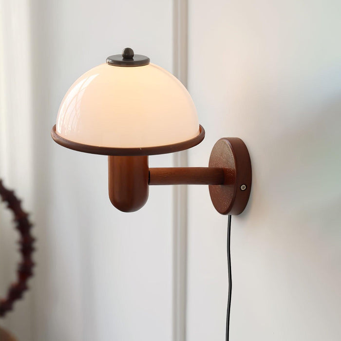 Mushroom Wood Wall Lamp Vakkerlight