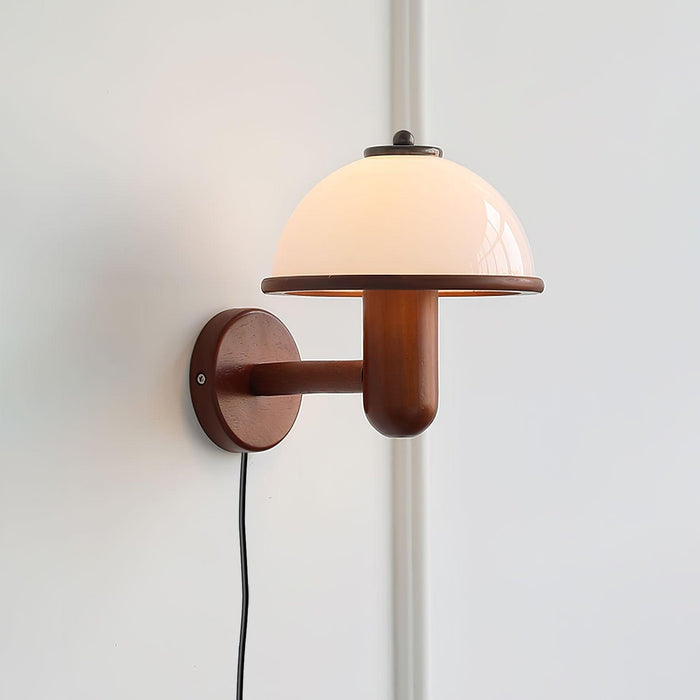 Mushroom Wood Wall Lamp Vakkerlight