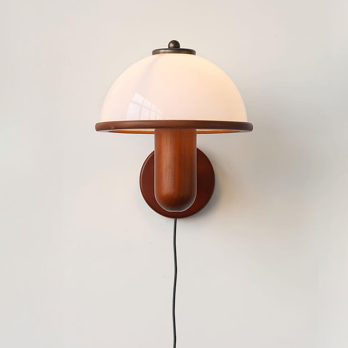 Mushroom Wood Wall Lamp Vakkerlight