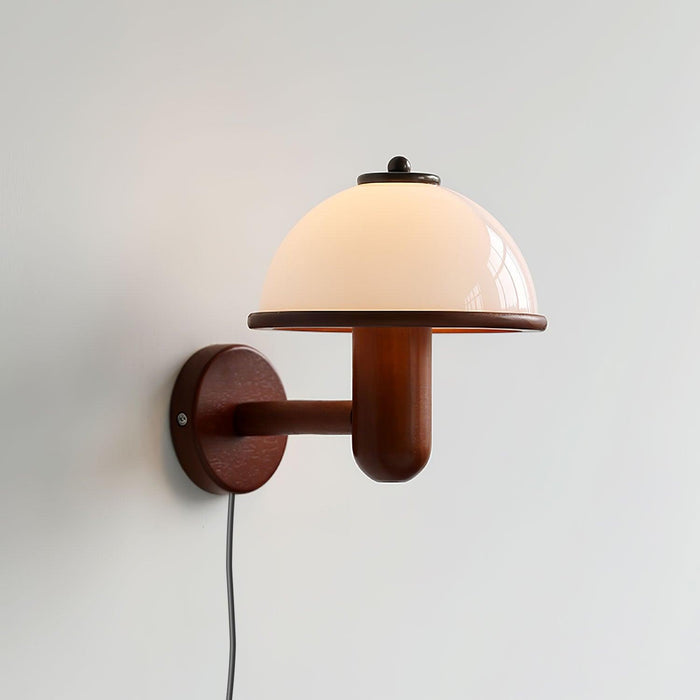 Mushroom Wood Wall Lamp Vakkerlight