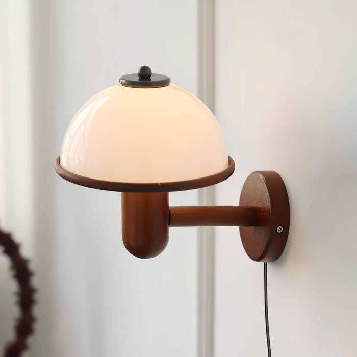Mushroom Wood Wall Lamp Vakkerlight
