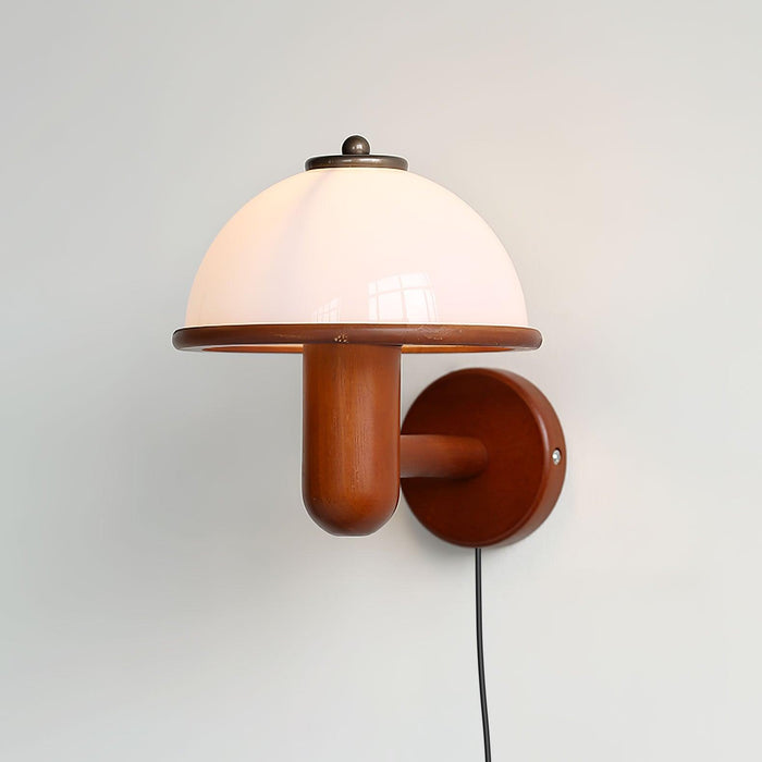 Mushroom Wood Wall Lamp Vakkerlight