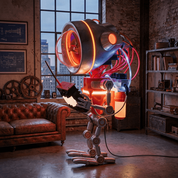 Neo Scout Robot Sculpture Vakkerlight