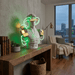 Neon Circuit Bust Sculpture Table Lamp Vakkerlight