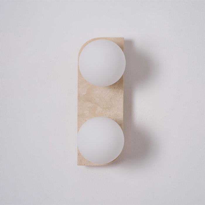 Elysian Travertine Wall Light Vakkerlight