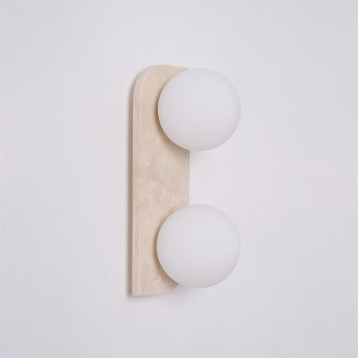Elysian Travertine Plug-in Wall Light Vakkerlight