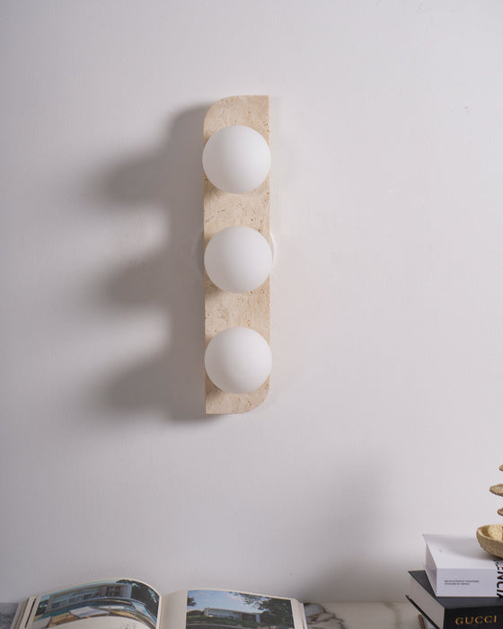 Elysian Travertine Wall Light Vakkerlight