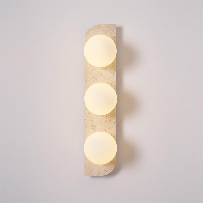 Elysian Travertine Wall Light Vakkerlight