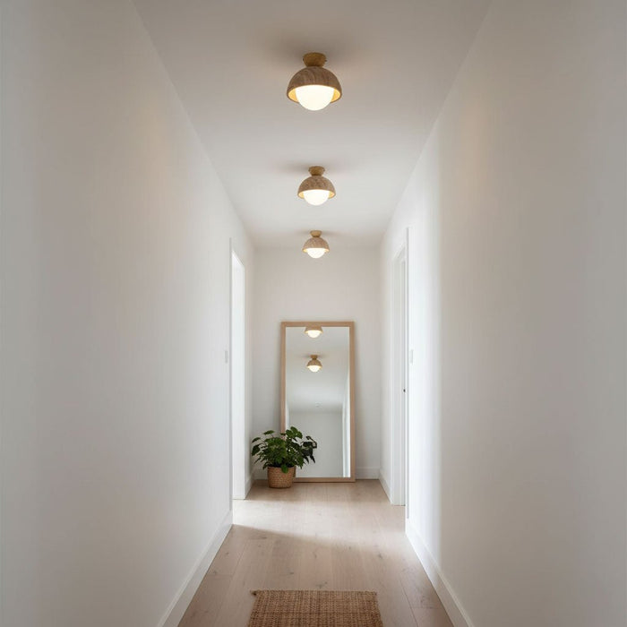 Nerio Travertine Ceiling Light Vakkerlight