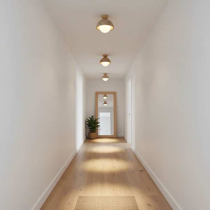 Nerio Travertine Ceiling Light Vakkerlight