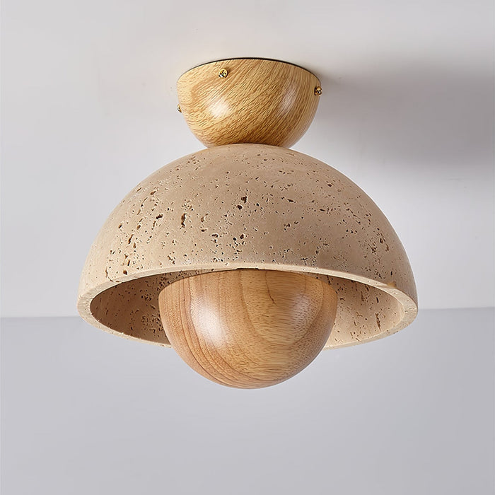 Nerio Travertine Ceiling Light Vakkerlight