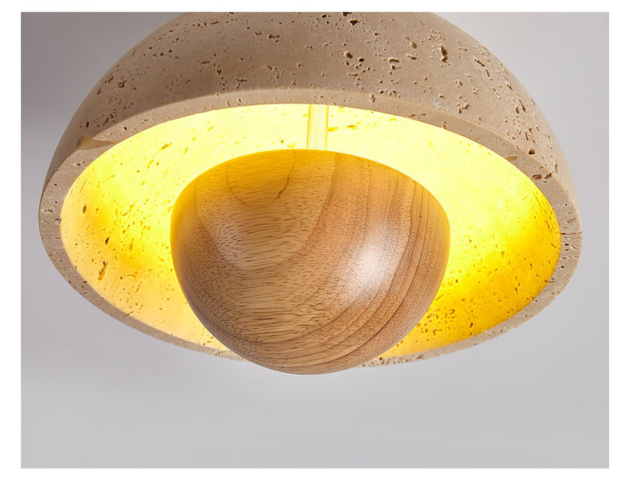 Nerio Travertine Ceiling Light Vakkerlight