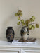 Noir Vein Stone Vase Vakkerlight