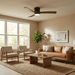 Nordic Wooden Ceiling Fan Light Vakkerlight