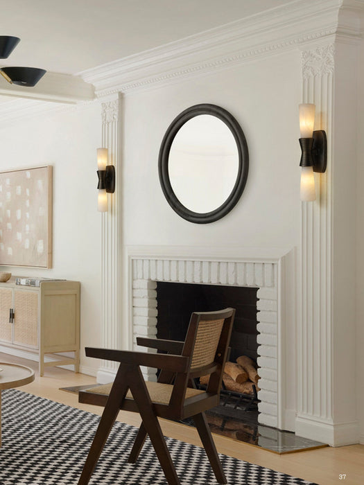 Opal Alabaster Twist Wall Sconce Vakkerlight