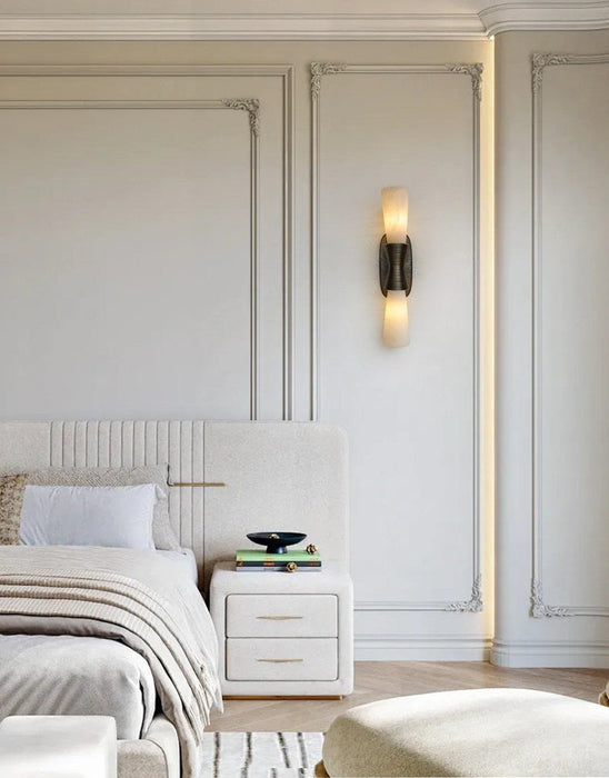 Opal Alabaster Twist Wall Sconce Vakkerlight