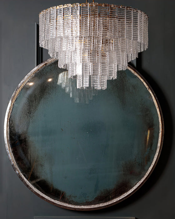 Opalora Pink Glass Chandelier Vakkerlight