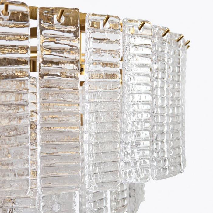 Opalora Pink Glass Chandelier Vakkerlight