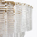 Opalora Pink Glass Chandelier Vakkerlight