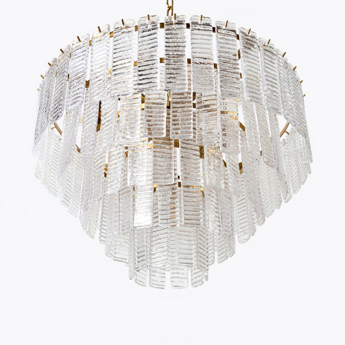 Opalora Pink Glass Chandelier Vakkerlight