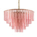 Opalora Pink Glass Chandelier Vakkerlight