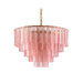 Opalora Pink Glass Chandelier Vakkerlight