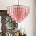 Opalora Pink Glass Chandelier Vakkerlight