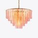 Opalora Pink Glass Chandelier Vakkerlight