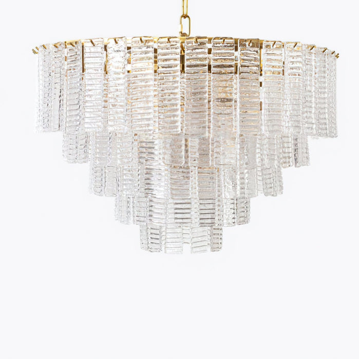 Opalora Pink Glass Chandelier Vakkerlight