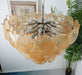 Orange Glass Disc Chandelier Vakkerlight