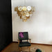 Orange Glass Disc Chandelier Vakkerlight