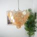 Orange Glass Disc Chandelier Vakkerlight