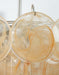 Orange Glass Disc Chandelier Vakkerlight