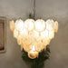 Orange Glass Disc Chandelier Vakkerlight