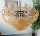 Orange Glass Disc Chandelier Vakkerlight