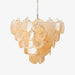 Orange Glass Disc Chandelier Vakkerlight