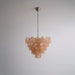 Orange Glass Disc Chandelier Vakkerlight