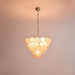 Orange Glass Disc Chandelier Vakkerlight