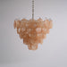 Orange Glass Disc Chandelier Vakkerlight
