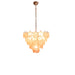 Orange Glass Disc Chandelier Vakkerlight