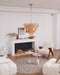 Orange Glass Disc Chandelier Vakkerlight