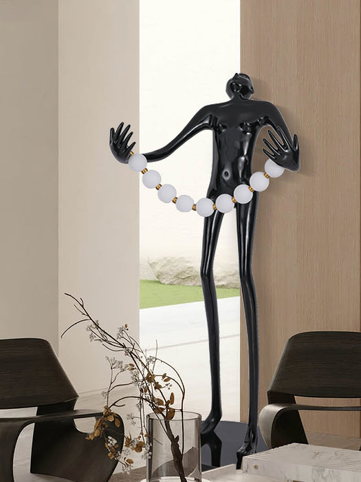 Orb Juggler Sculpture Floor Lamp Vakkerlight