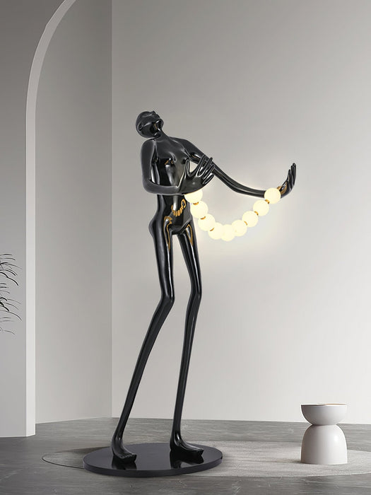 Orb Juggler Sculpture Floor Lamp Vakkerlight