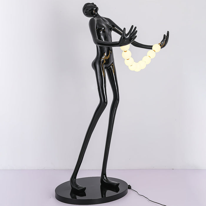 Orb Juggler Sculpture Floor Lamp Vakkerlight