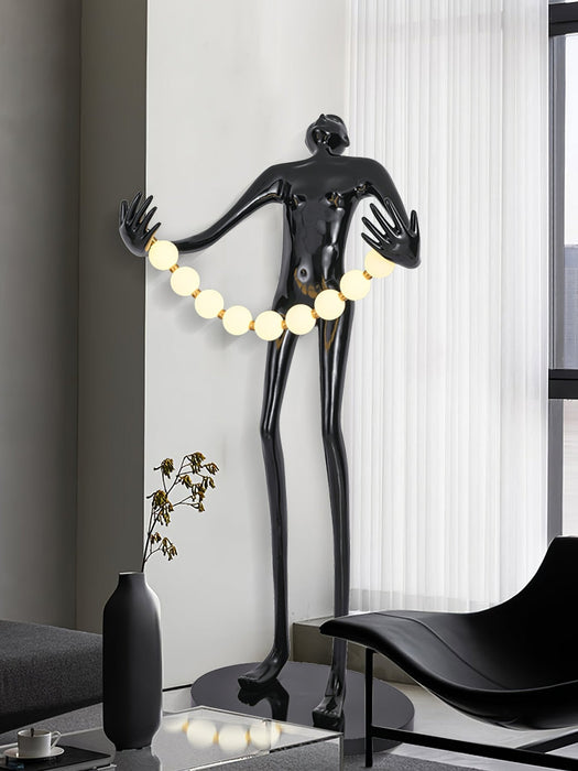 Orb Juggler Sculpture Floor Lamp Vakkerlight