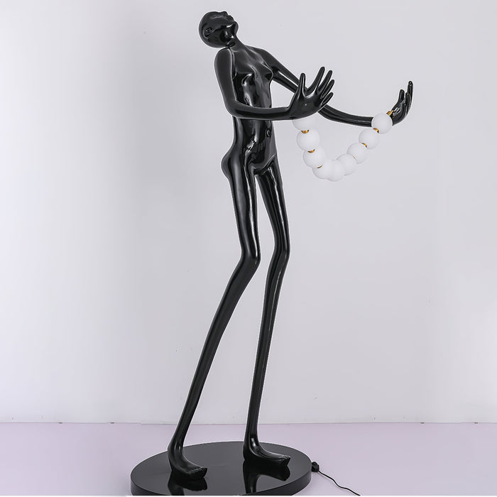 Orb Juggler Sculpture Floor Lamp Vakkerlight