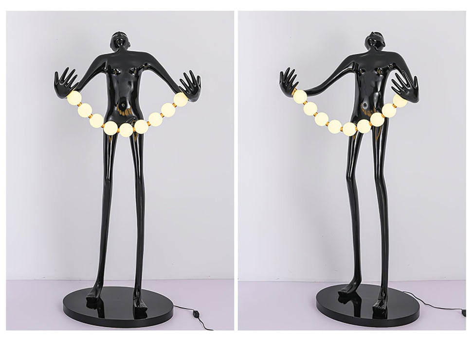 Orb Juggler Sculpture Floor Lamp Vakkerlight